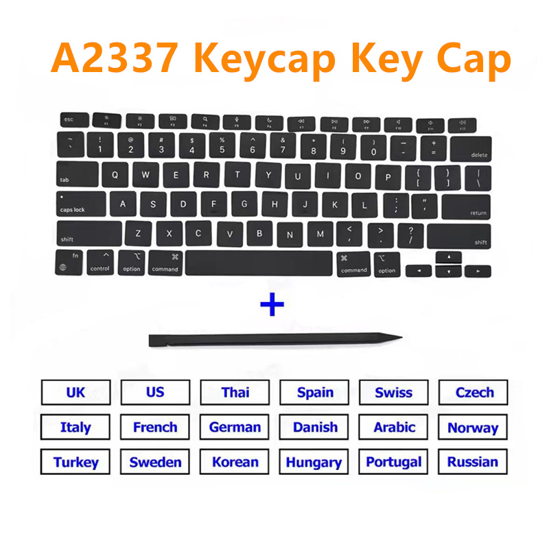 Retro Gaming Mac - New Replacement Keycaps Keys Key Cap