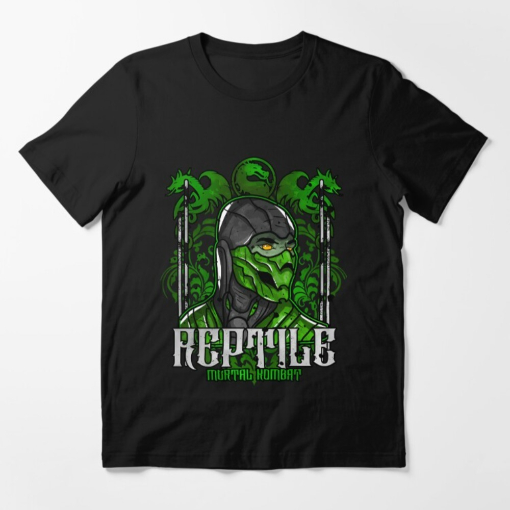 Mortal Kombat Reptile Portrait - Retro Gaming Style review and price