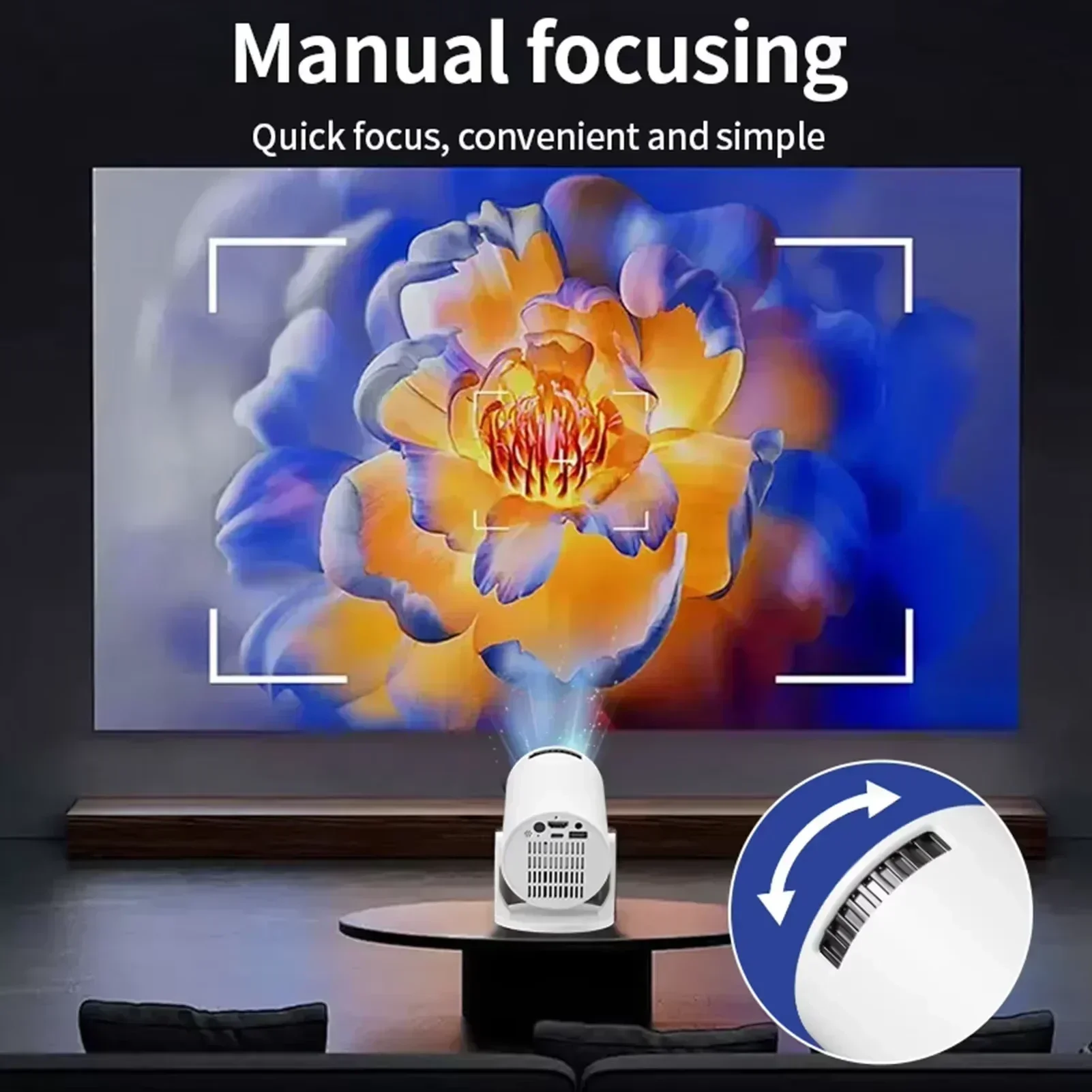 Mini HY300 Smart Android Proje - Retro Gaming Projector review and price