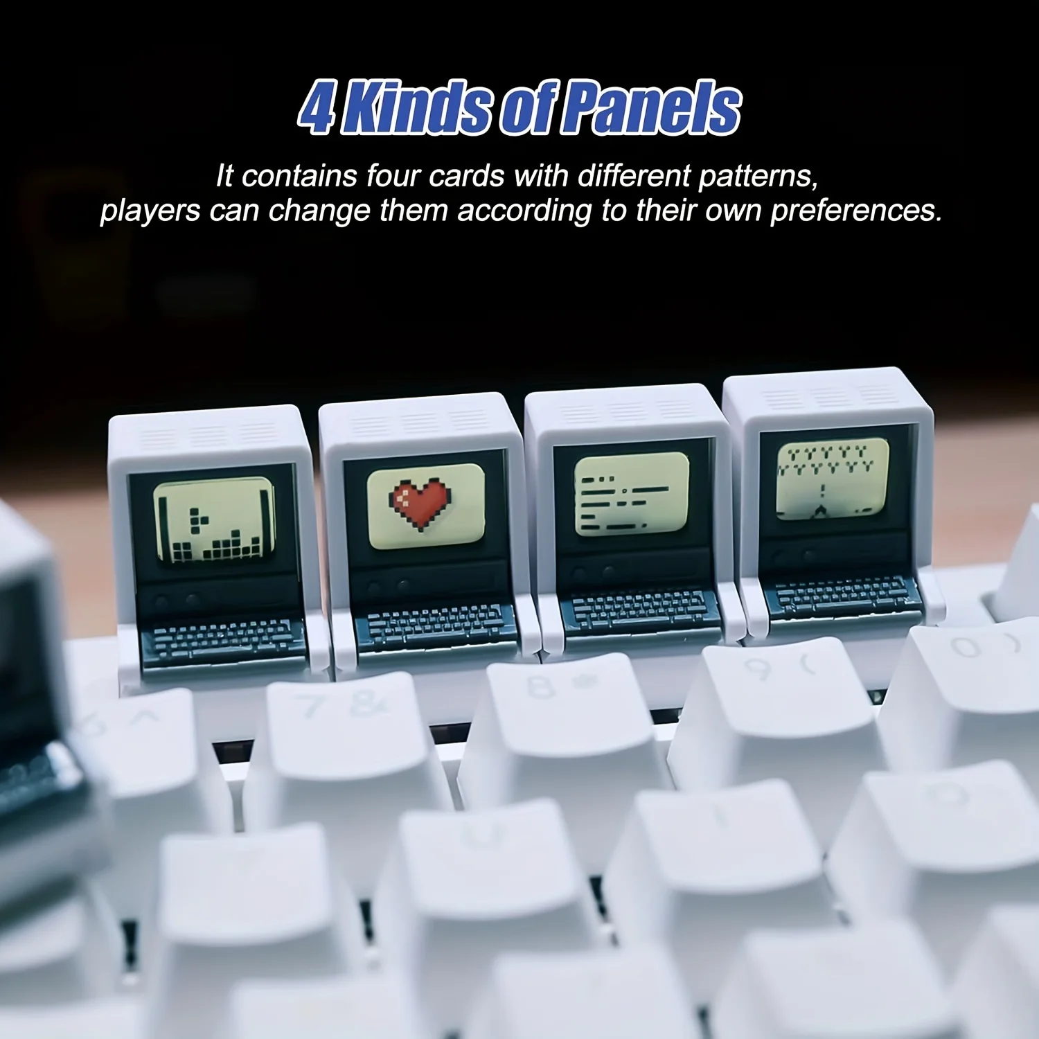 Retro Mac-Inspired Keycaps Dou - Retro Gaming Keycaps review and price