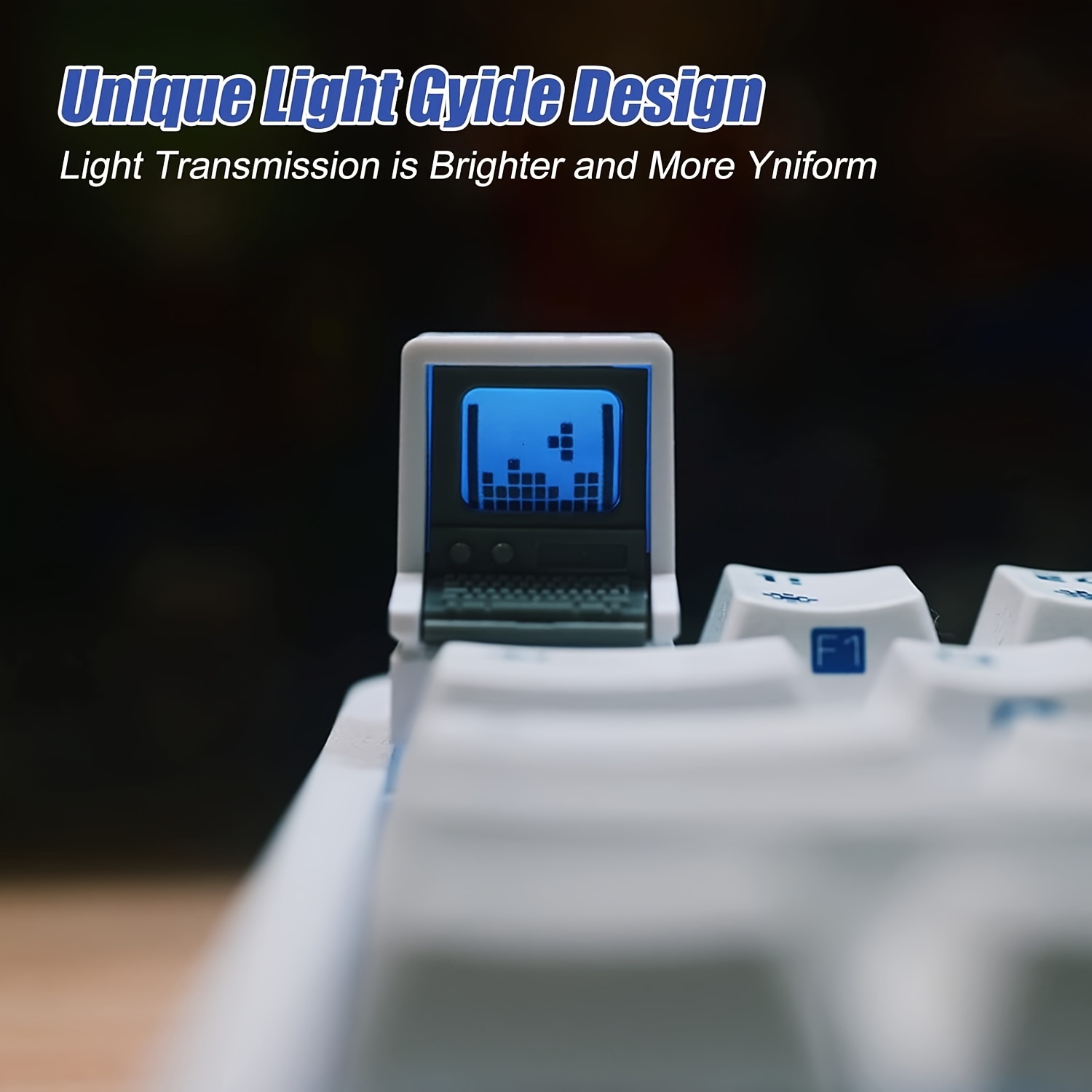 Retro Mac-Inspired Keycaps Dou - Retro Gaming Keycaps review and price