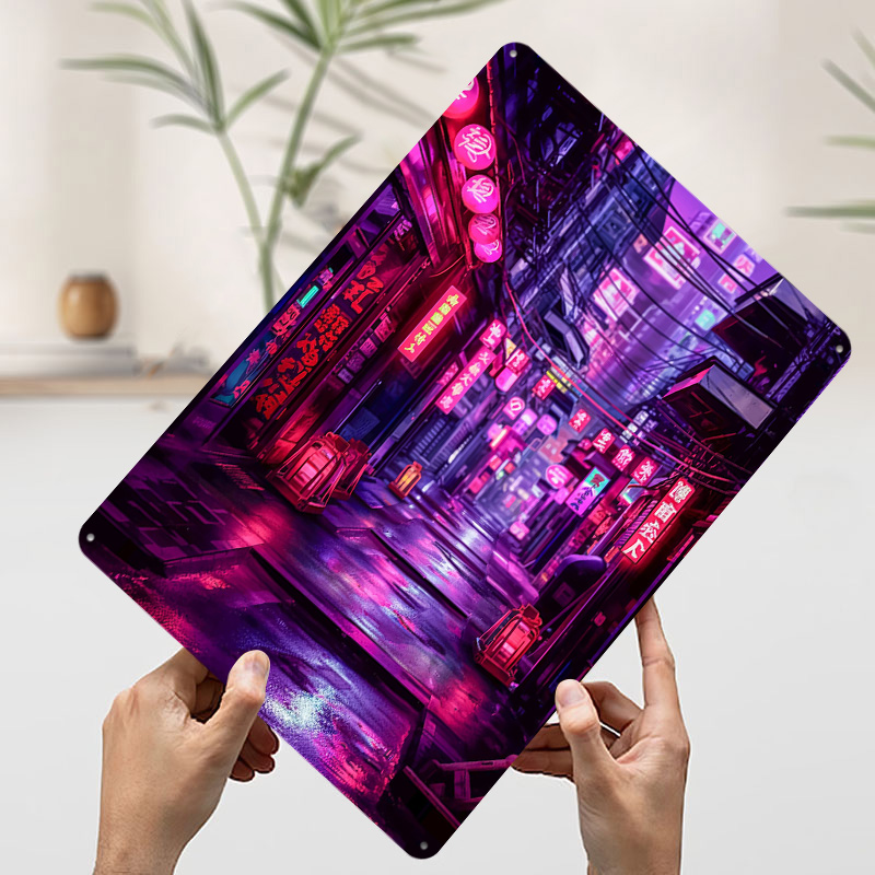 Tokyo Nights Cyberpunk Poster  - Retro Gaming Tokyo review and price