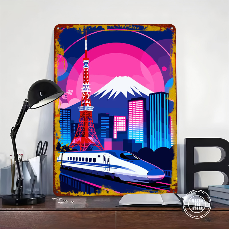 Tokyo Cityscape With Bullet Tr - Retro Gaming Tokyo review and price