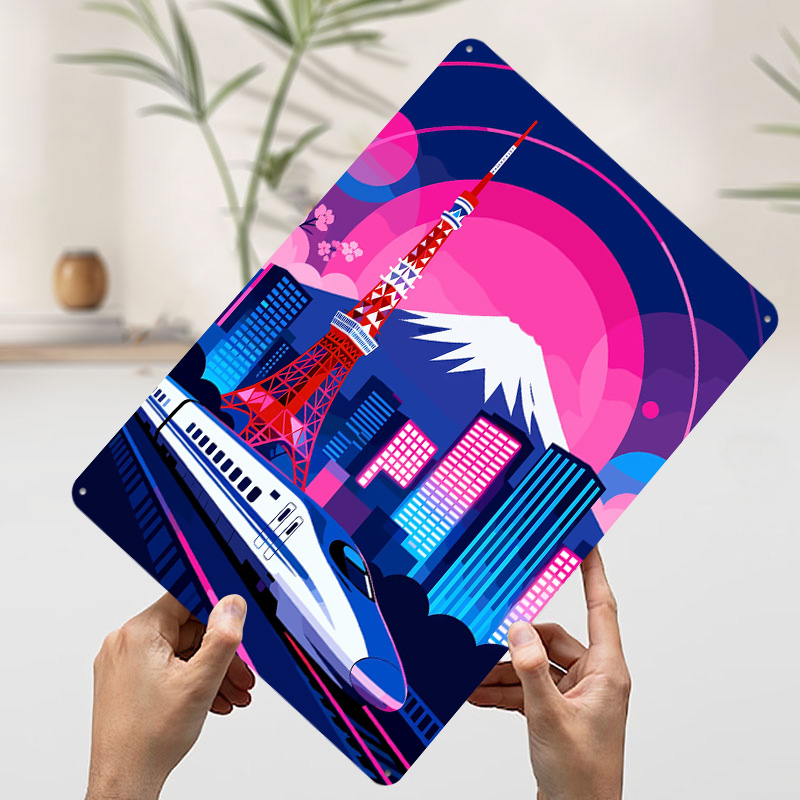 Tokyo Cityscape With Bullet Tr - Retro Gaming Tokyo review and price