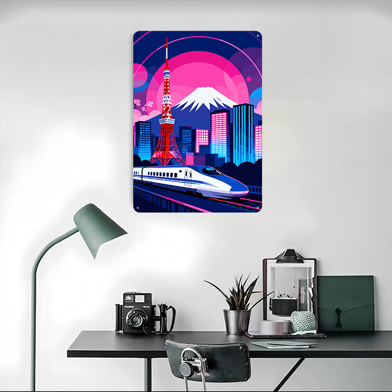 Tokyo Cityscape With Bullet Tr - Retro Gaming Tokyo review and price