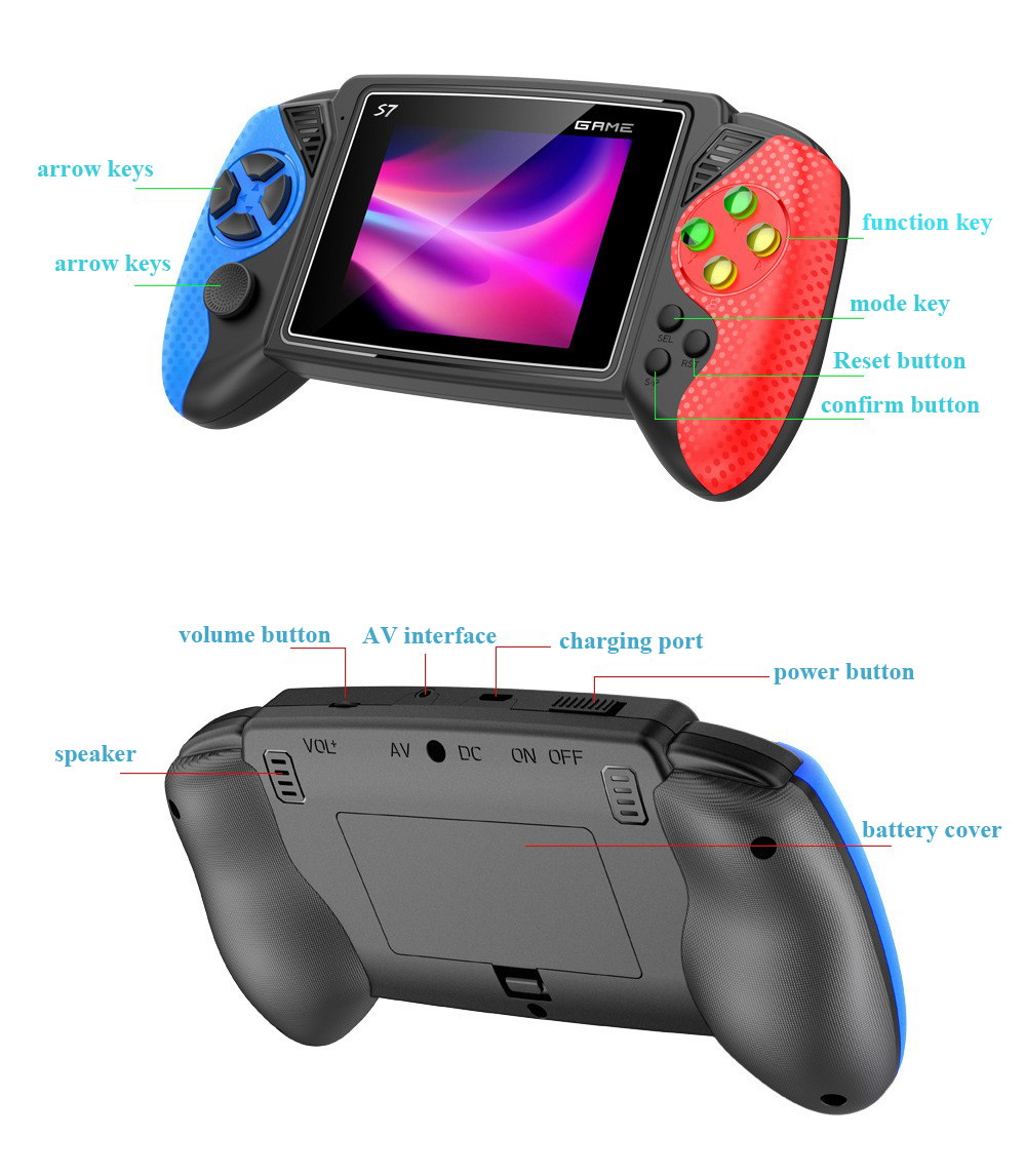S7 Retro Handheld Game Console - Retro Gaming Console Handheld review and price