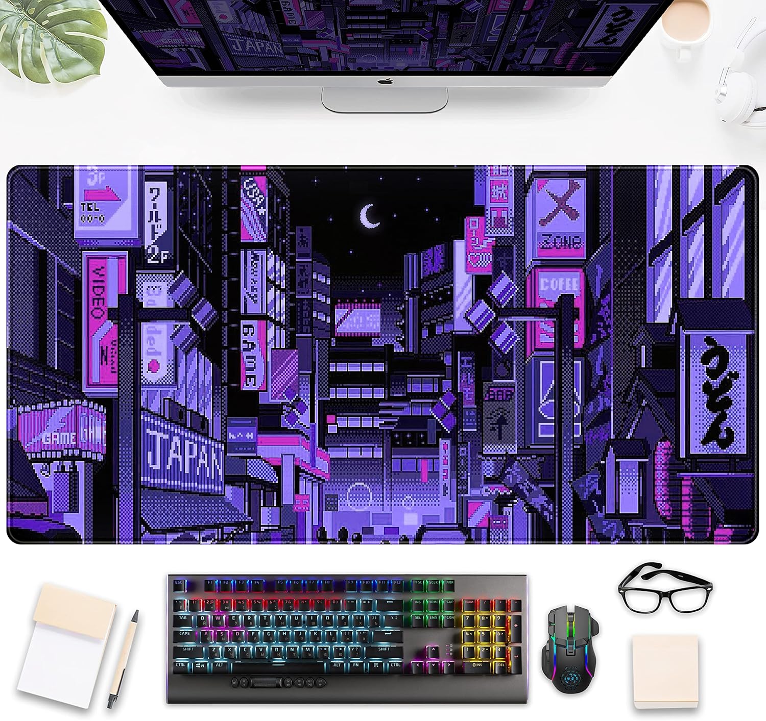 Tokyo Street Purple Neon Pixel - Retro Gaming Tokyo review and price