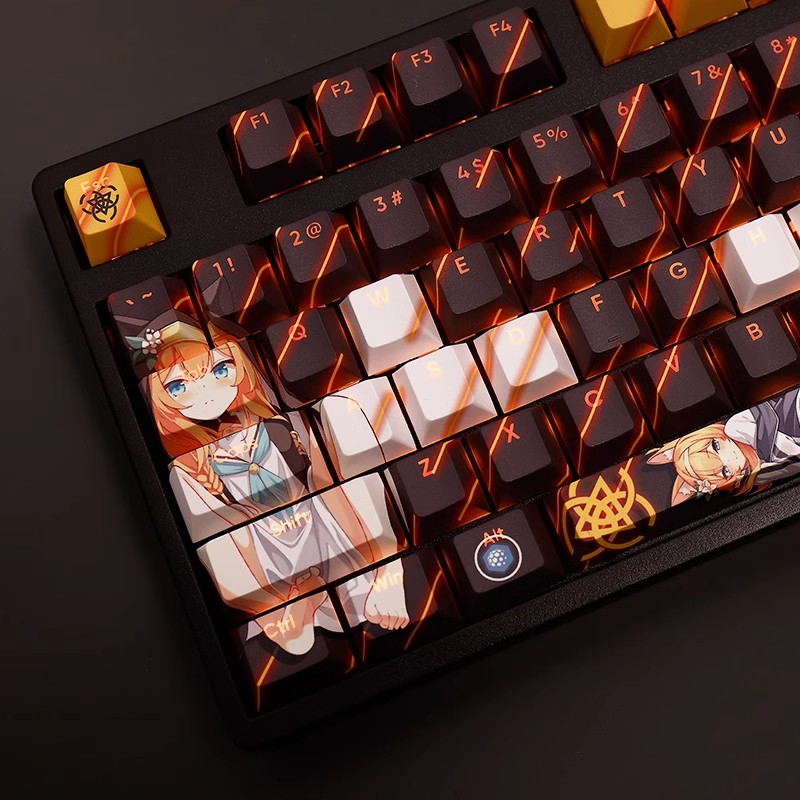 108 Keys/set Blue Archive Loch - Retro Gaming Keycaps review and price