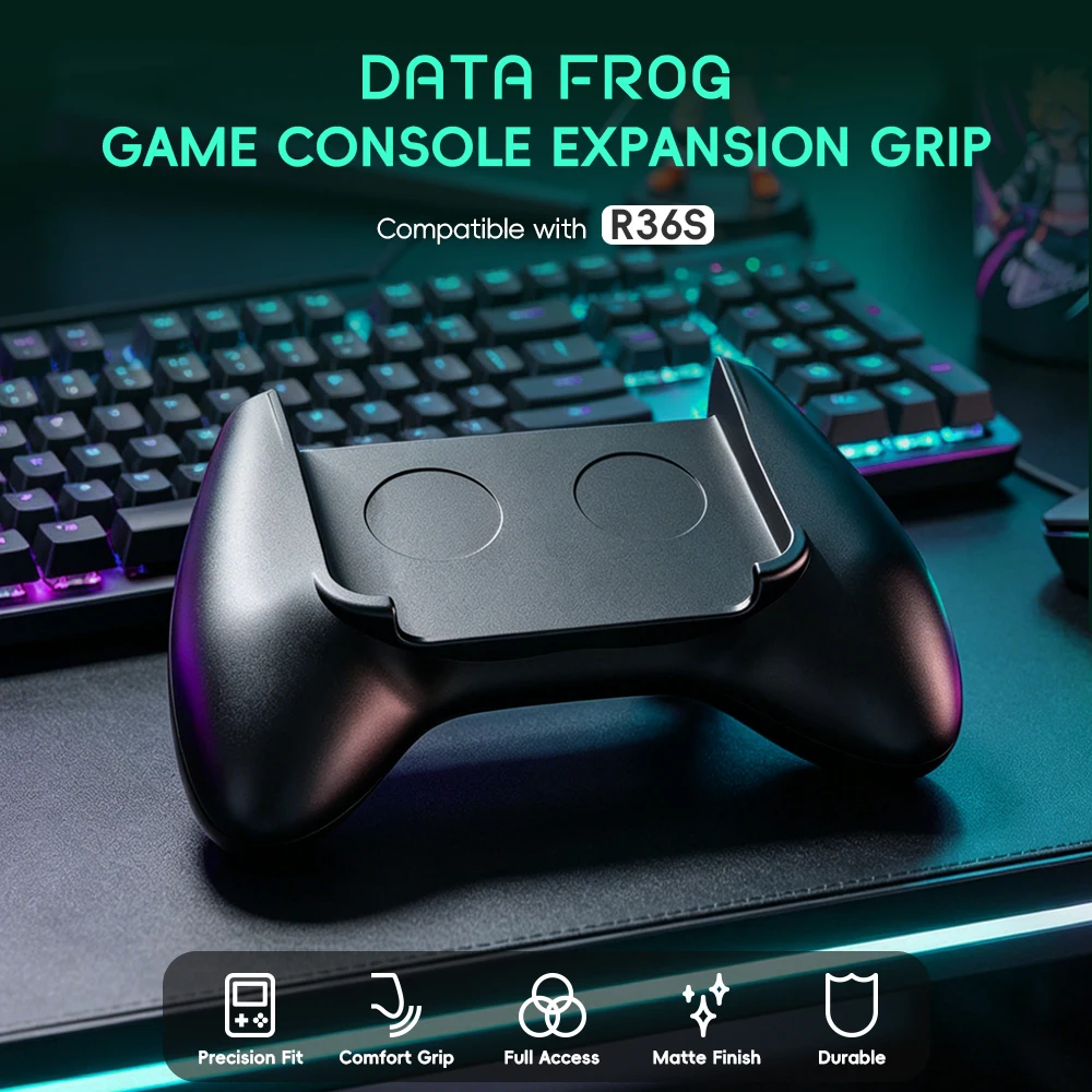 Data Frog R36S Game Grip Ergon - Retro Gaming Console Handheld review and price