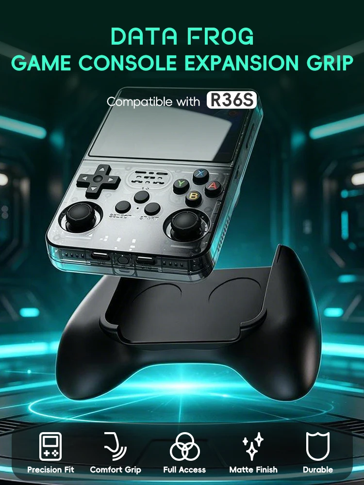 Data Frog R36S Game Grip Ergon - Retro Gaming Console Handheld review and price