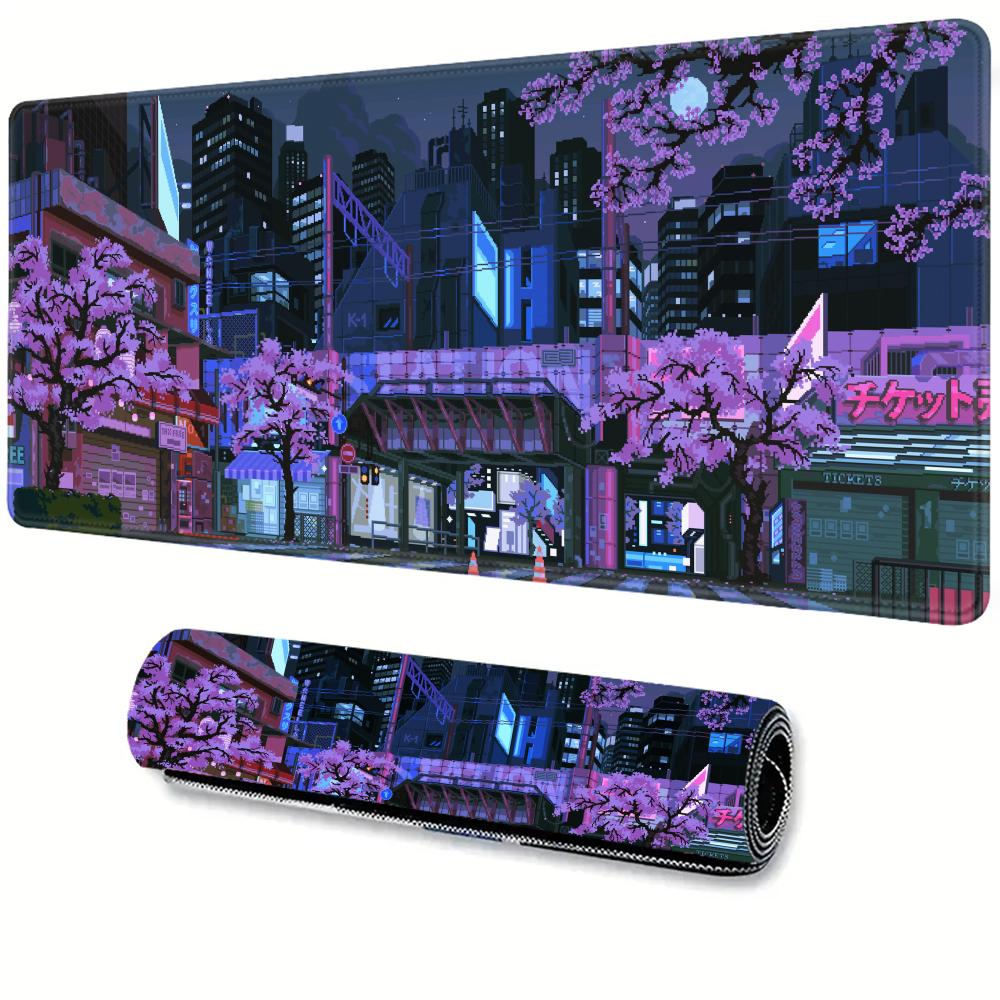 Retro Vaporwave Mousepad Neon  - Retro Gaming Tokyo review and price