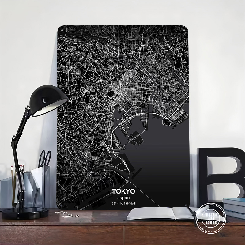 Tokyo City Map 3D Printed Text - Retro Gaming Tokyo review and price