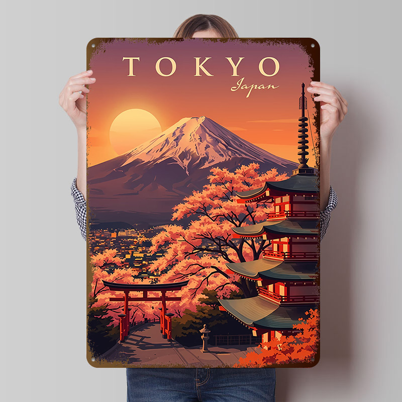 Tokyo Japan Vintage Travel Met - Retro Gaming Tokyo review and price