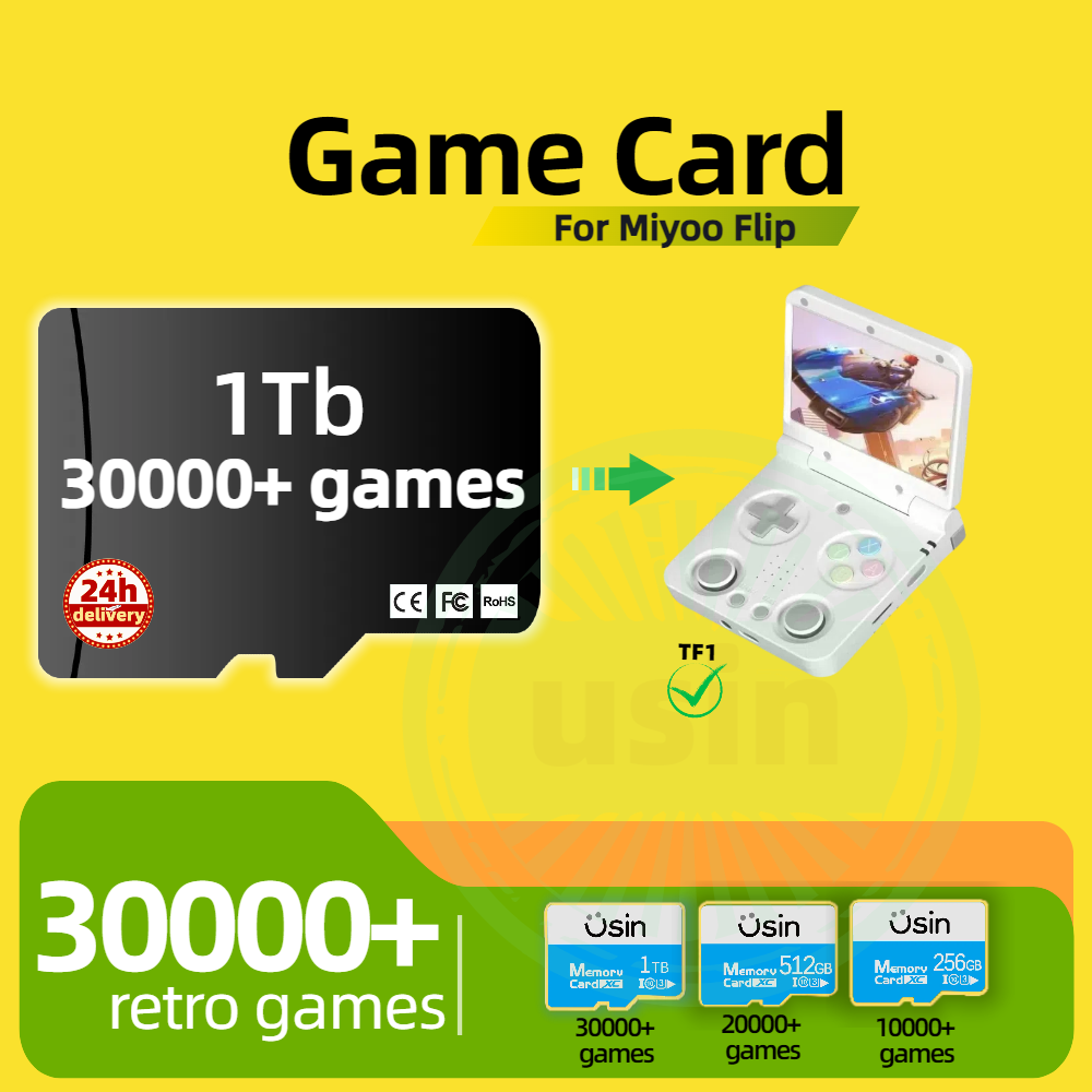 Game Card For Miyoo Flip 30000 - Retro Gaming Console Handheld review and price