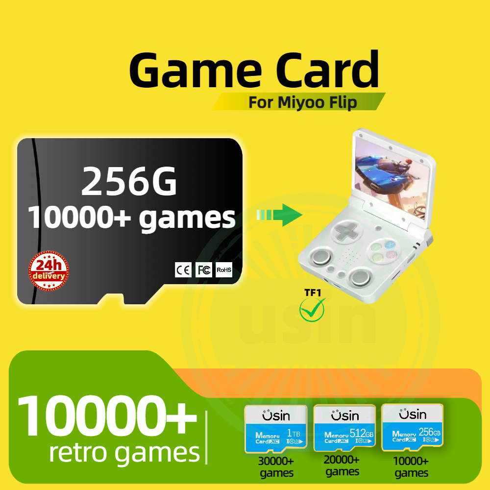 Game Card For Miyoo Flip 30000 - Retro Gaming Console Handheld review and price