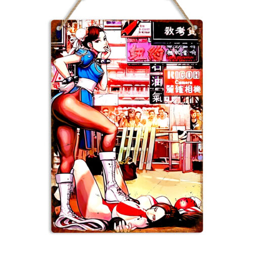 Chun Li Retro Gaming Metal Wal - Retro Gaming Style review and price