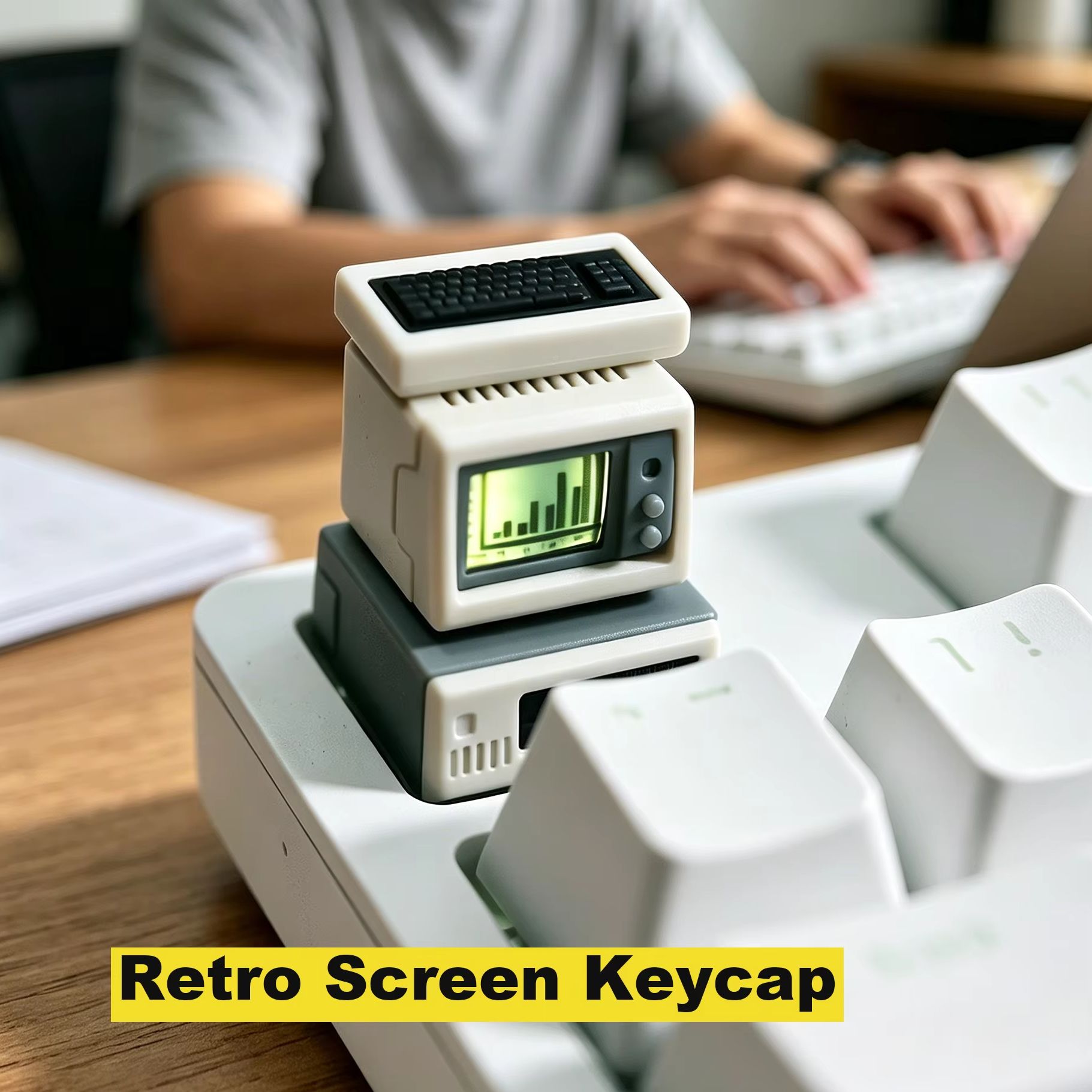 Retro Computer Keycap Backlit  - Retro Gaming Keycaps review and price