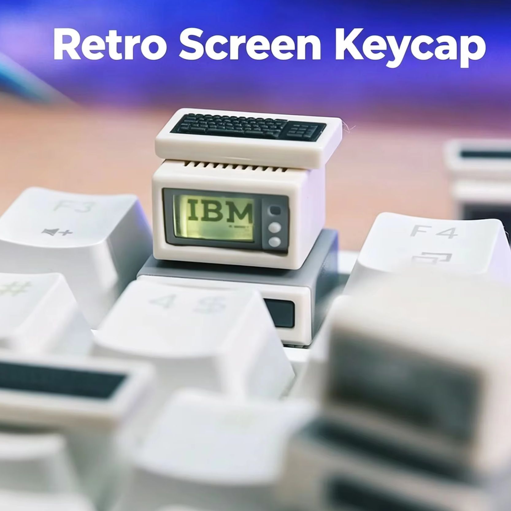Retro Computer Keycap Backlit  - Retro Gaming Keycaps review and price