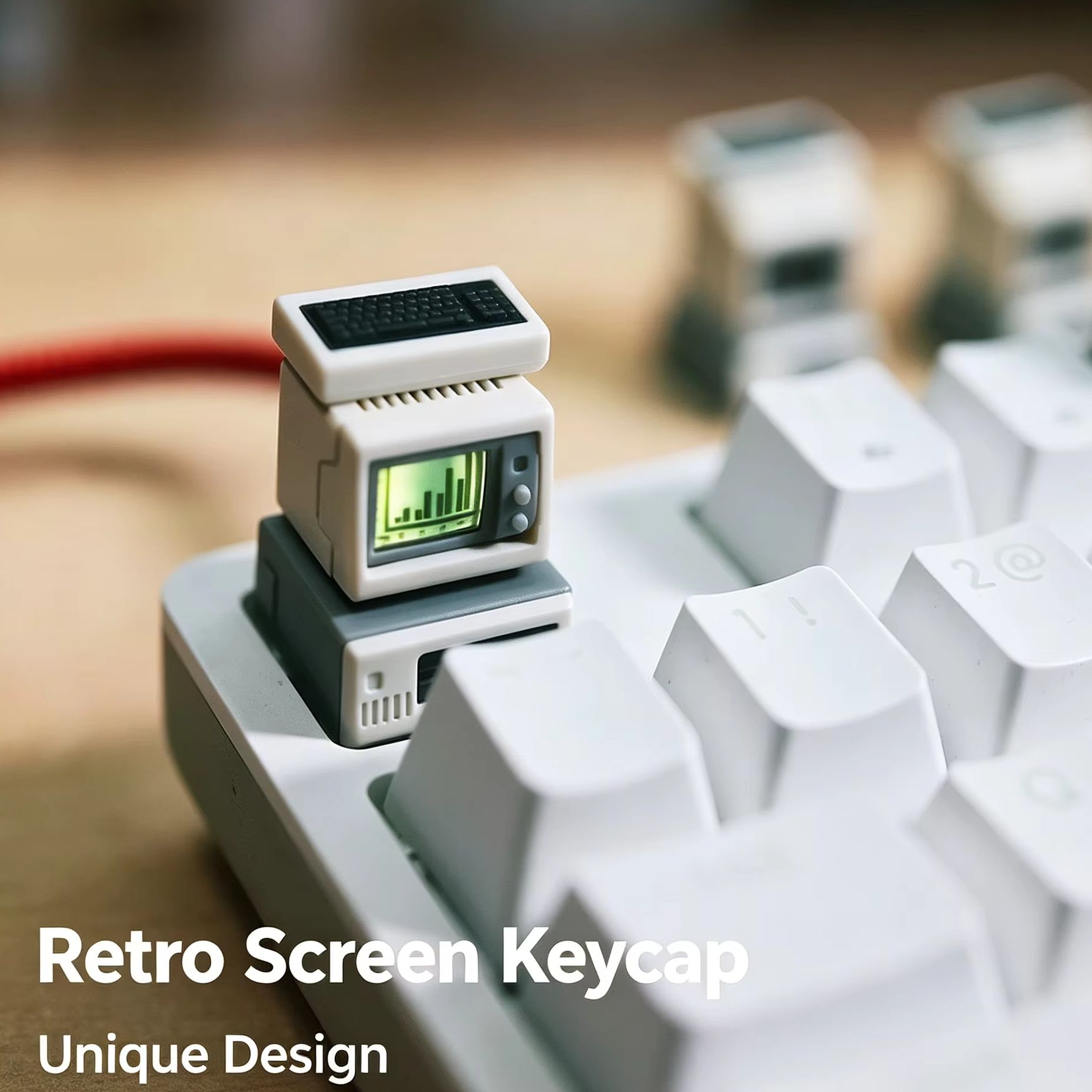 Retro Computer Keycap Backlit  - Retro Gaming Keycaps review and price