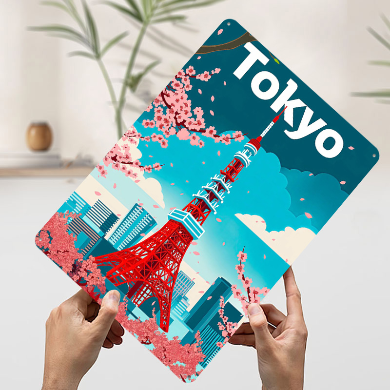 Tokyo Travel Tinplate Poster C - Retro Gaming Tokyo review and price
