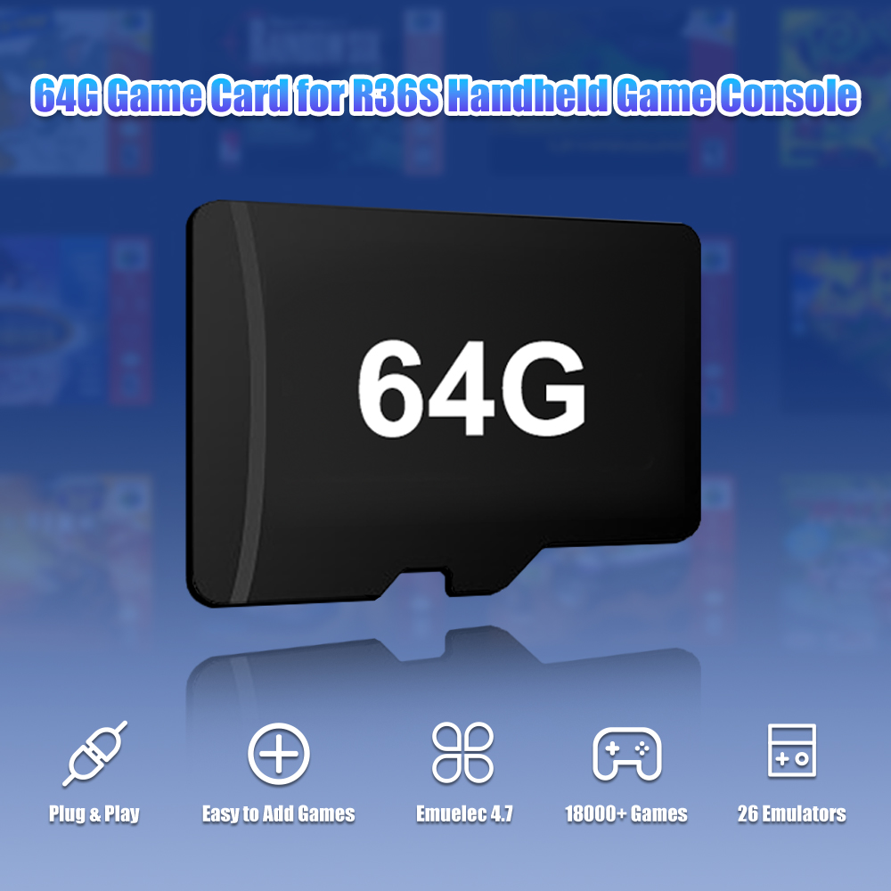 64G Game TF Card for R36S Vide - Retro Gaming Console Handheld review and price
