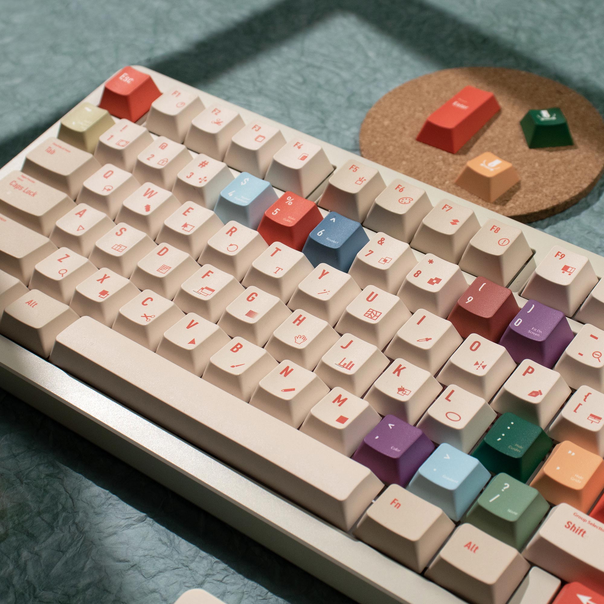Illustrator Keycaps DYE-SUB Ch - Retro Gaming Keycaps review and price