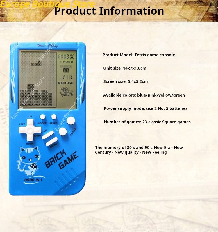 Large Screen Kids Handheld Gam - Retro Gaming Console Handheld review and price